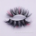 Pink Mink Wimpern Vollstreifen farbenfrohe Mink Wimpern